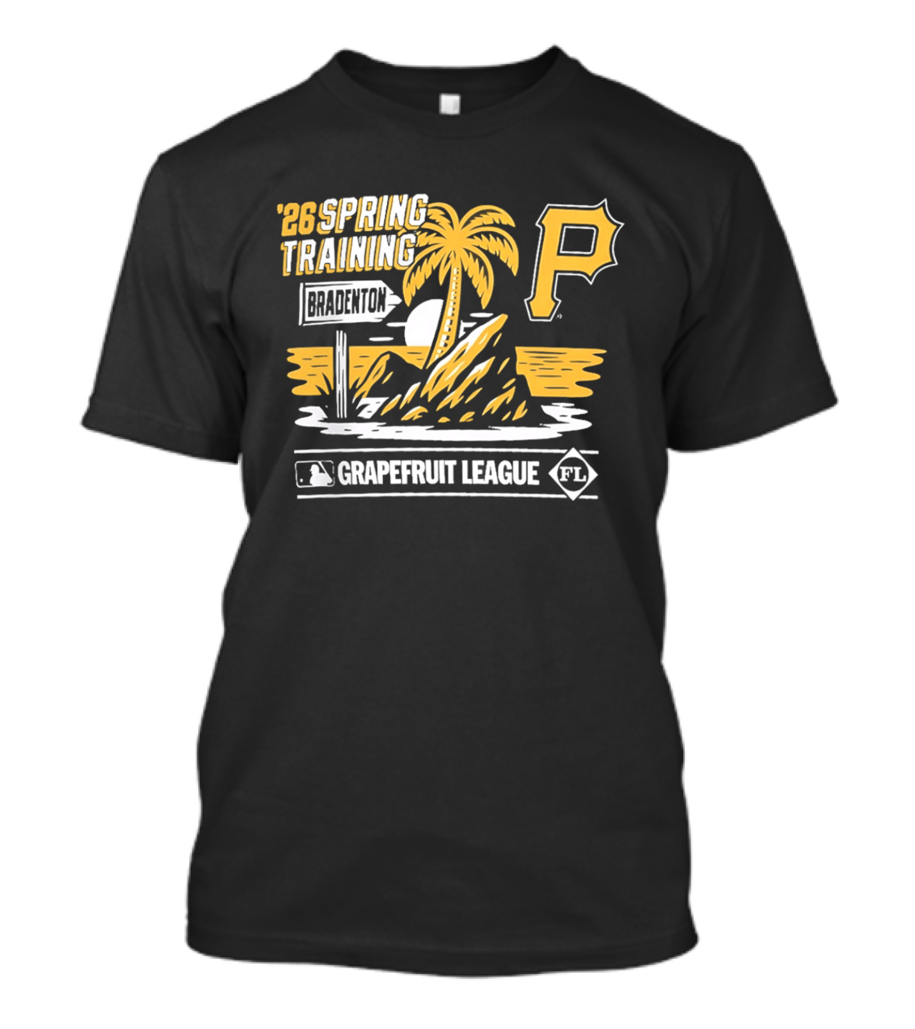 2026 Spring Training Bradenton Pittsburgh P Grapefruit League MLB FL T-Shirt