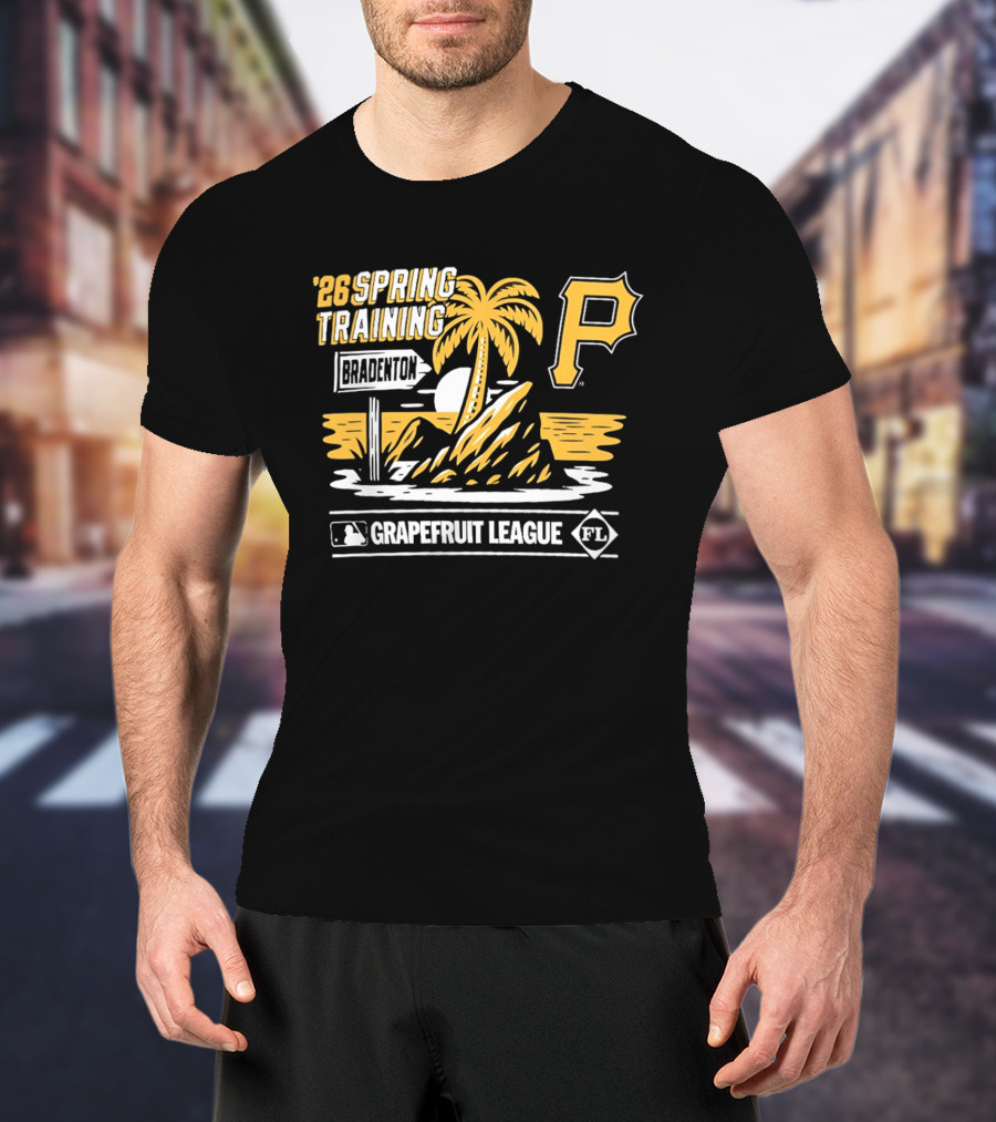 2026 Spring Training Bradenton Pittsburgh P Grapefruit League MLB FL T-Shirt