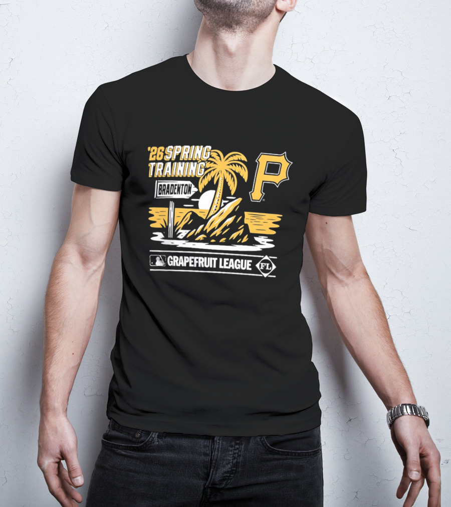 2026 Spring Training Bradenton Pittsburgh P Grapefruit League MLB FL T-Shirt