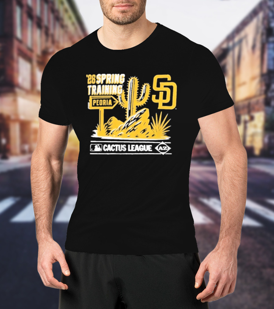San Diego Padres 2026 Cactus League Spring Training Peoria MLB T-Shirt