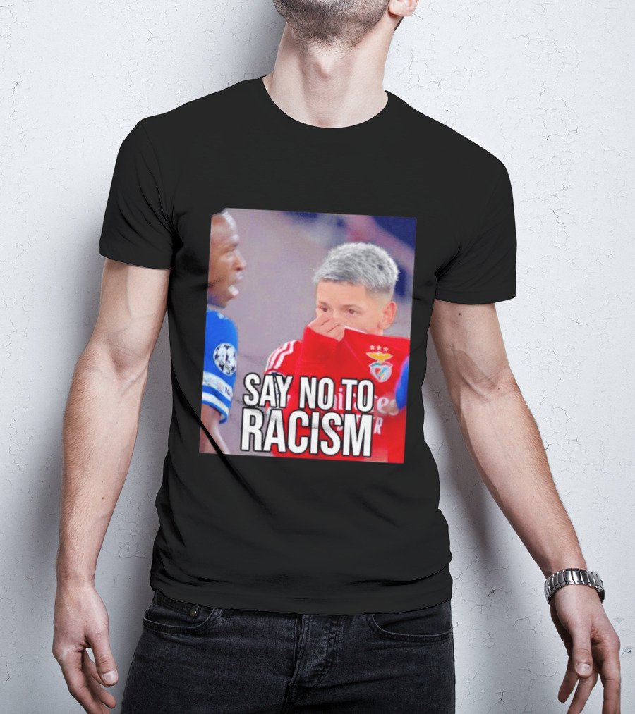 Say No To Racism Prestianni Benfica Soccer Awareness T-Shirt