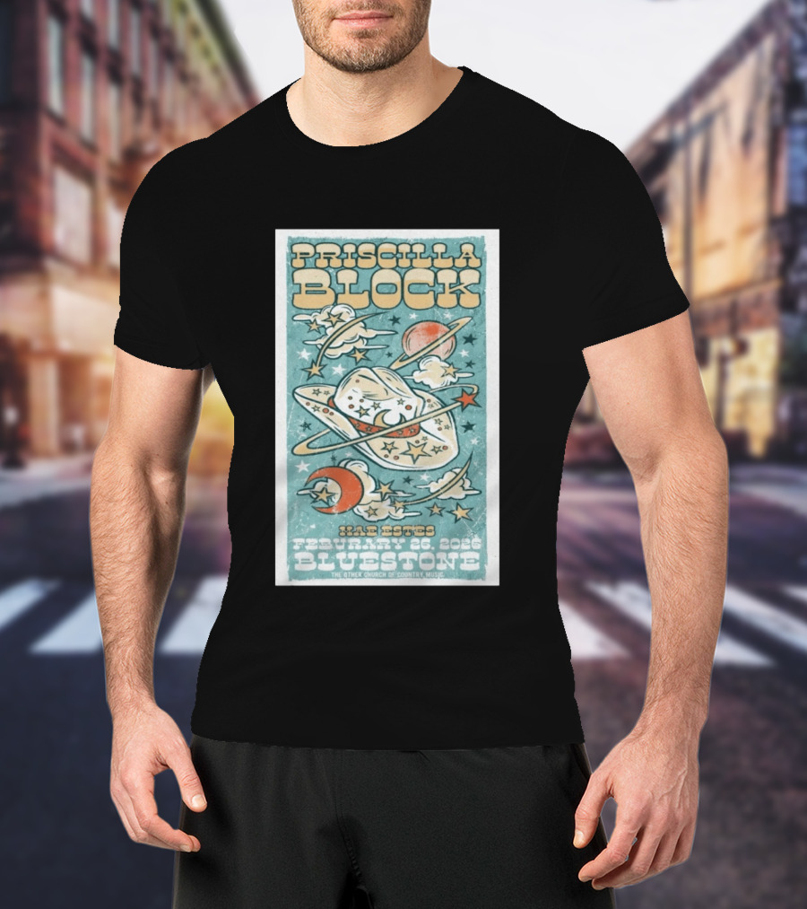 Priscilla Block Rae Estes February 26 2026 Bluestone Columbus OH T-Shirt