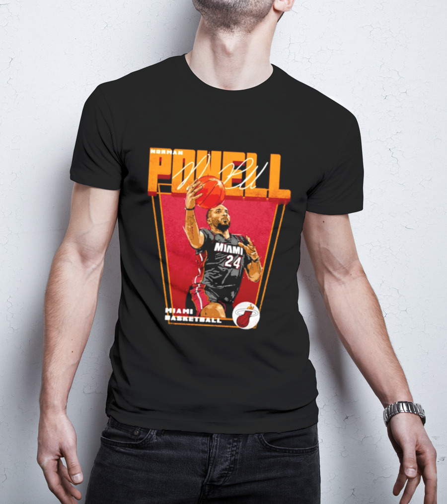 Norman Powell Miami Basketball 24 T-Shirt