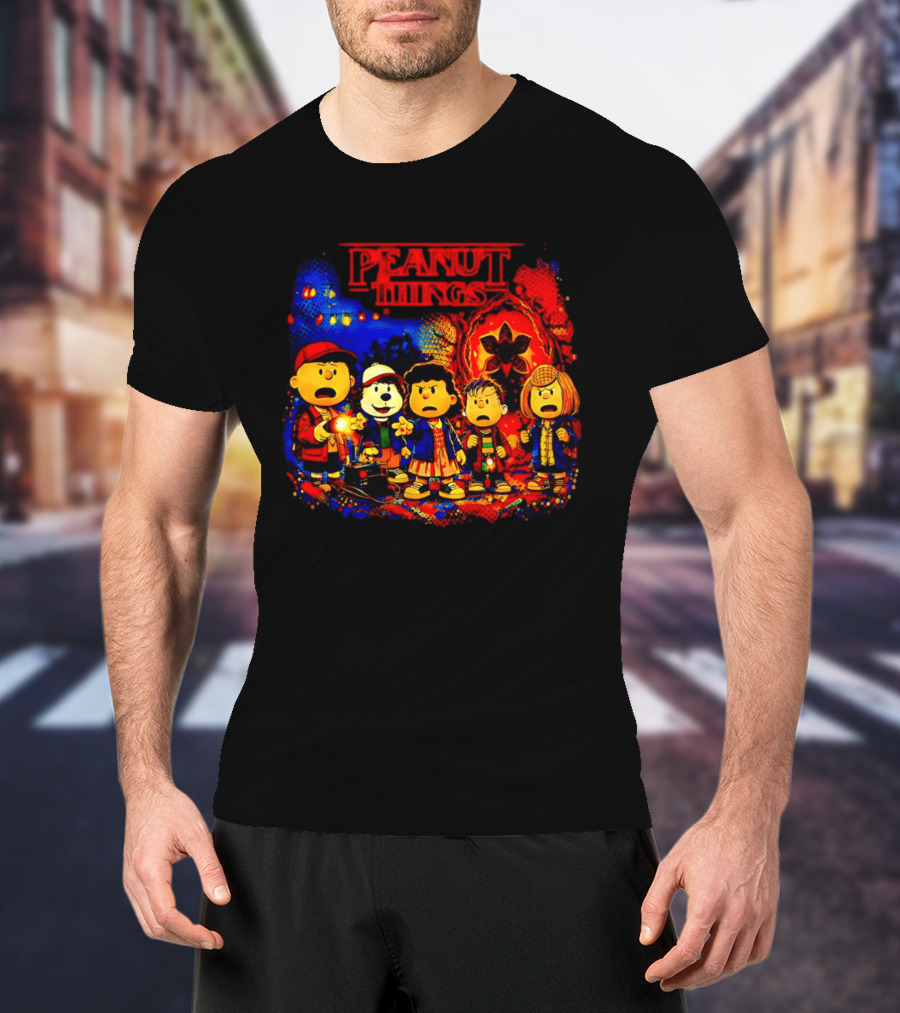 Peanut Things Parody Mashup Mystery Adventures T-Shirt
