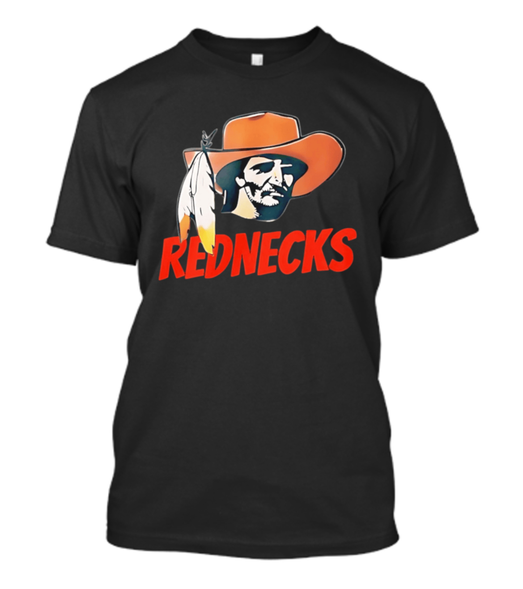Rednecks Cowboy Hat Feather T-Shirt