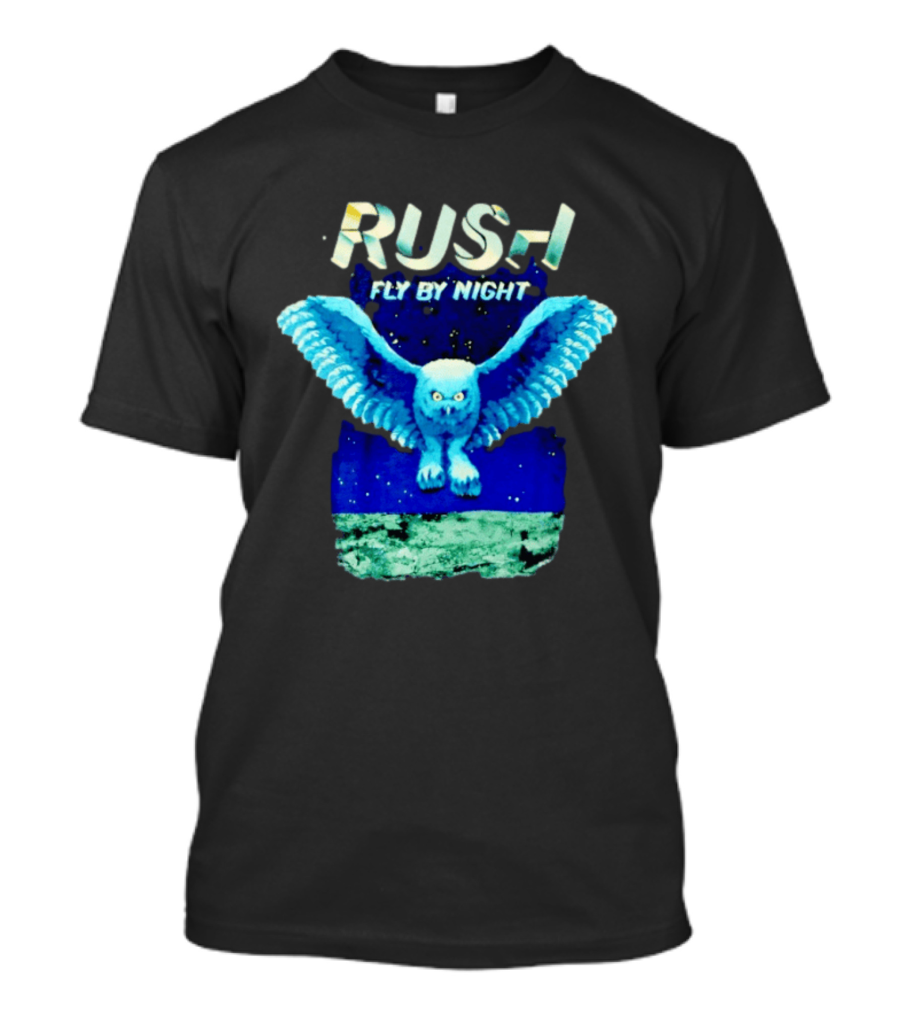 Rush Fly By Night Album Owl T-Shirt
