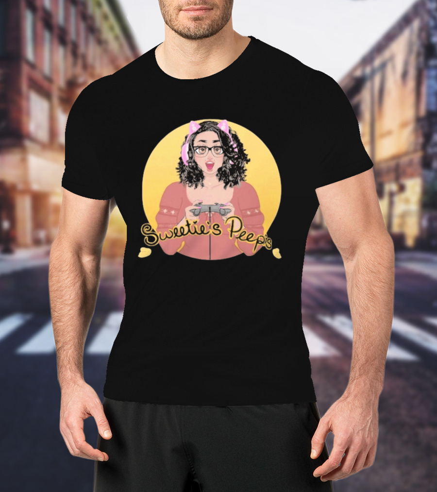 Sweetie's Peeps Gamer Girl Headset And Glasses T-Shirt