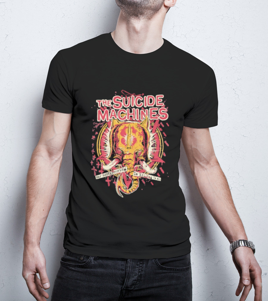 The Suicide Machines Elephant Art War Profiteering Is Killing Us All T-Shirt