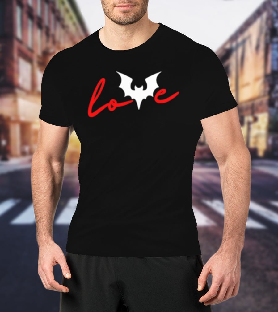 VyroniQ Love Bat Winged Heart T-Shirt