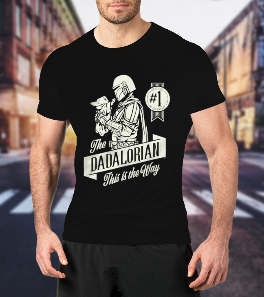 The Dadalorian Yoda Mandalorian Star Wars This Is The Way #1 T-Shirt