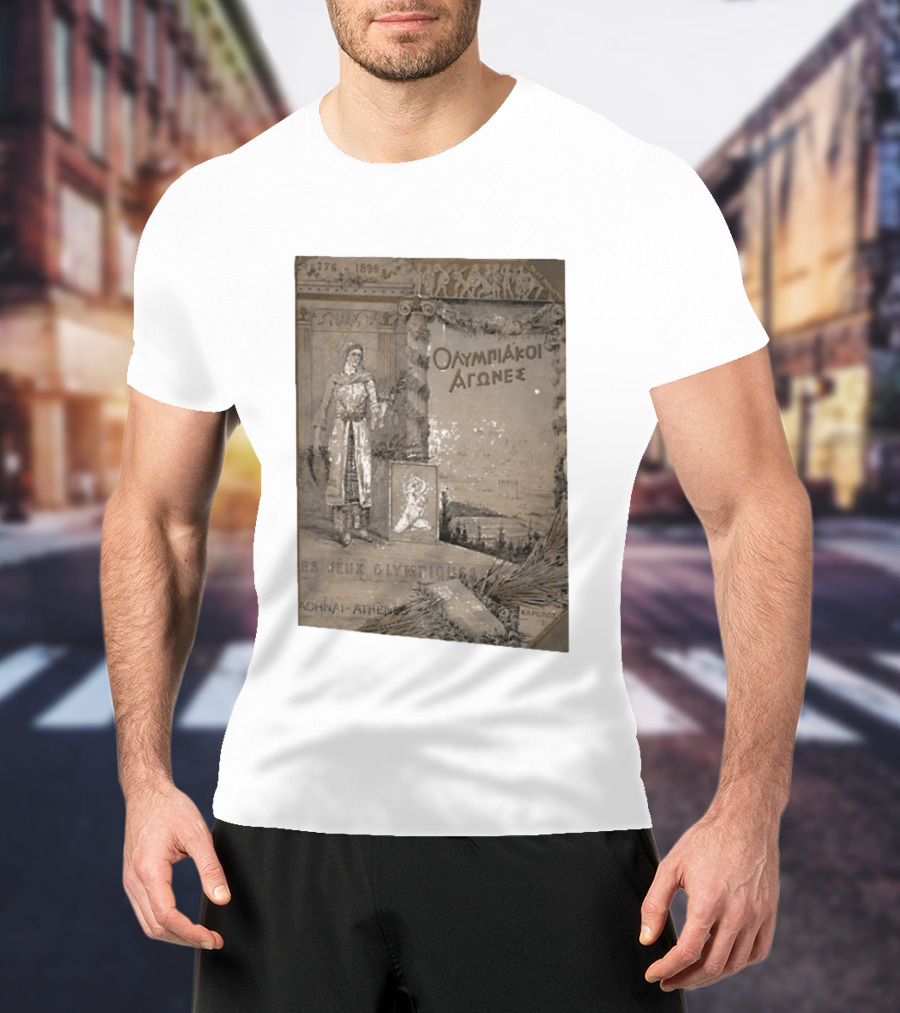 776 1896 Olympiakoi Agones Athina Athènes Jeux Olympiques T-Shirt