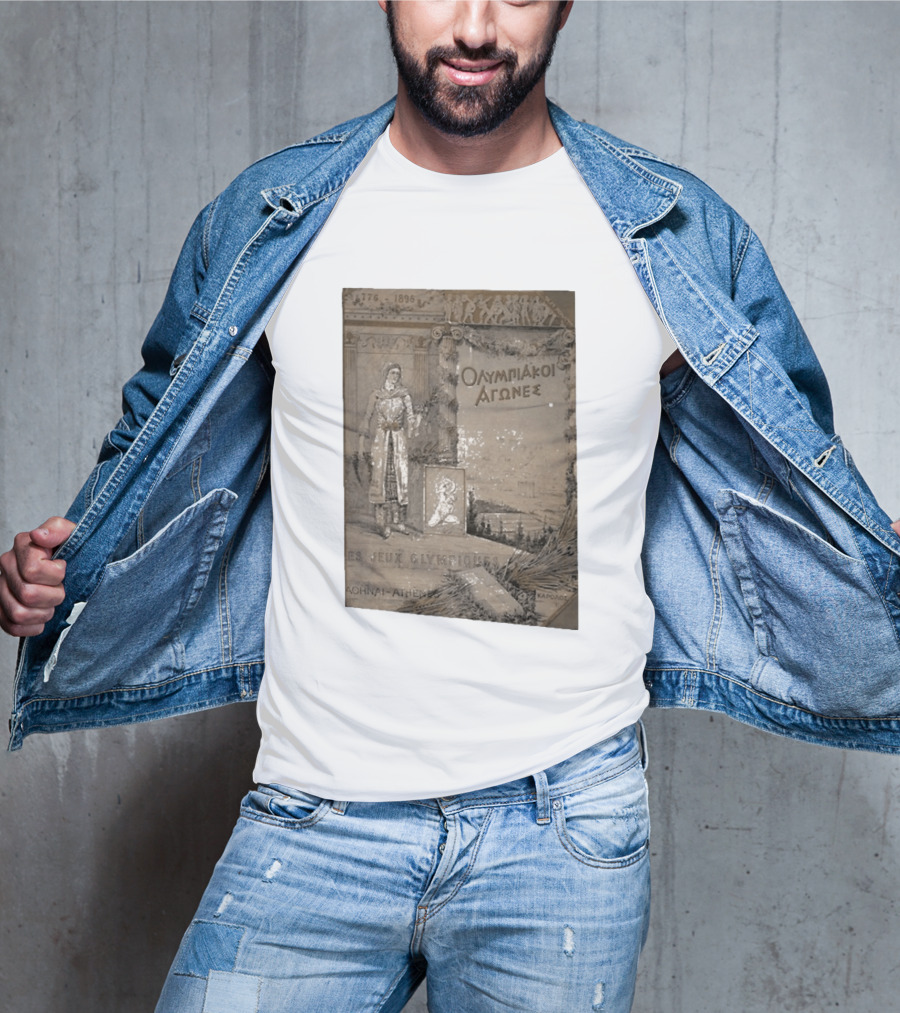 776 1896 Olympiakoi Agones Athina Athènes Jeux Olympiques T-Shirt