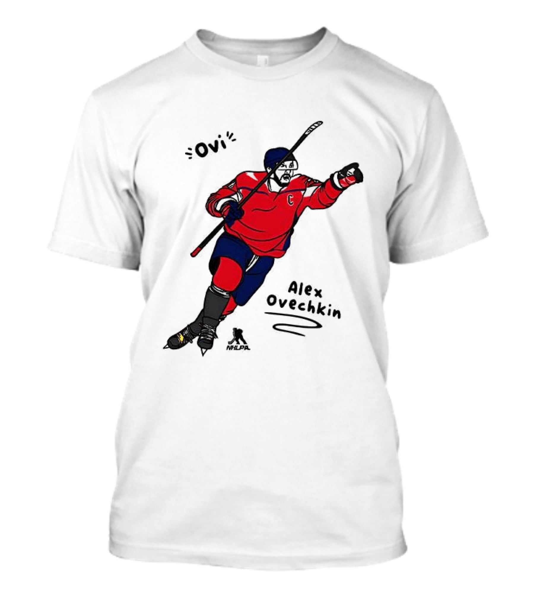 Ovi Cartoon Alex Ovechkin Washington Capitals Hockey T-Shirt