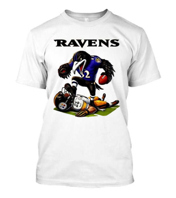 Ravens Vs Steelers Rivalry Intensity Football Battle T-Shirt