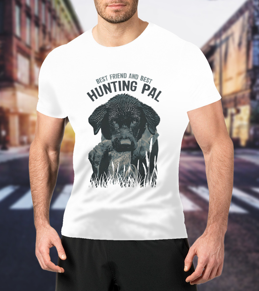 Best Friend And Best Hunting Pal Dog Retriever T-Shirt