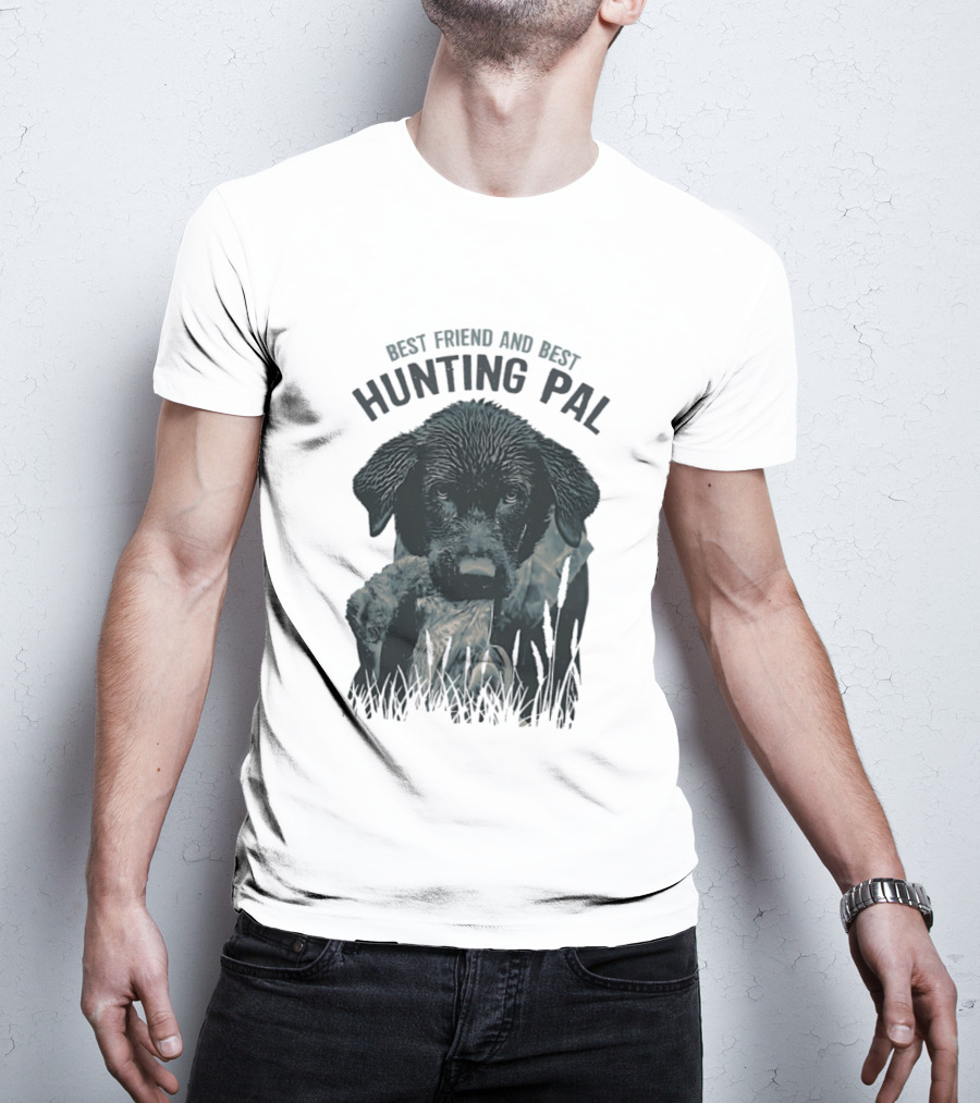 Best Friend And Best Hunting Pal Dog Retriever T-Shirt