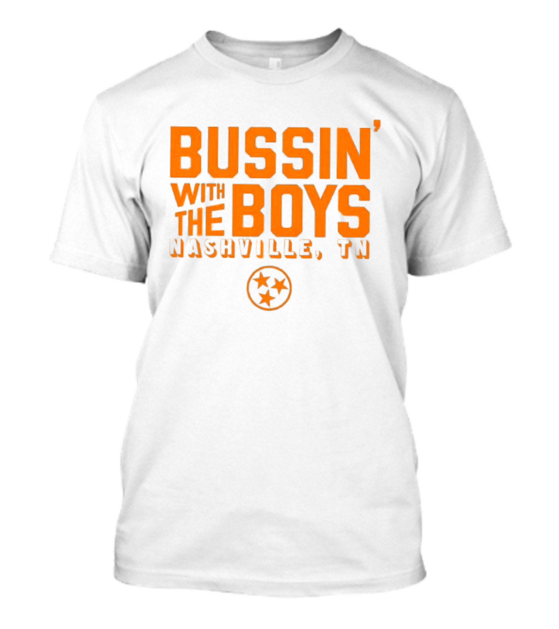 Bussin With The Boys Nashville TN Star Circle T-Shirt