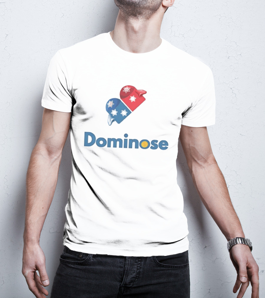 Dominose Pizza Logo Parody Fun Mashup T-Shirt