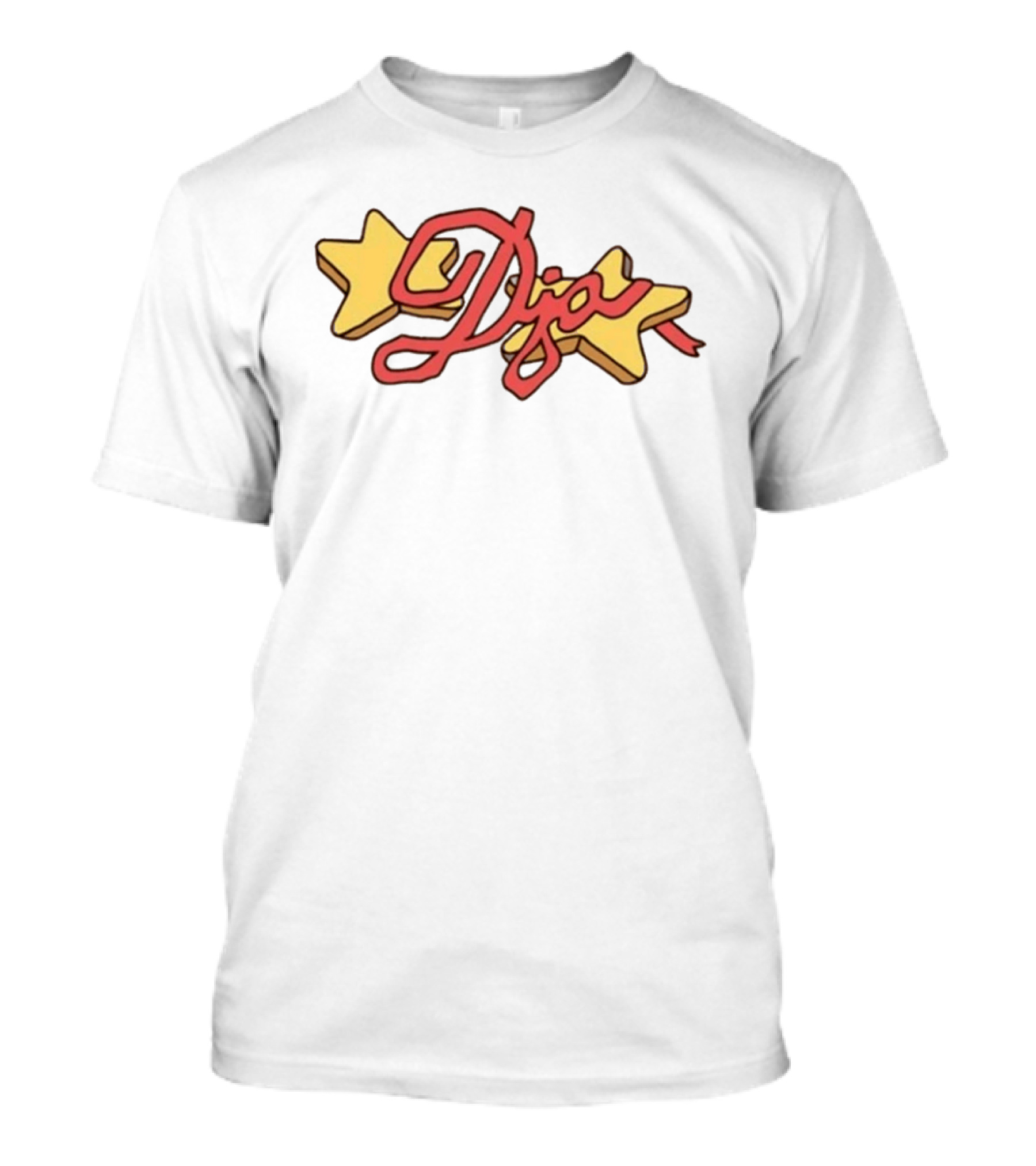 Juls Star Dia Red And Yellow Stars T-Shirt