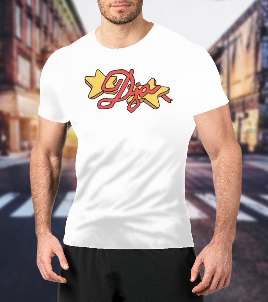 Juls Star Dia Red And Yellow Stars T-Shirt