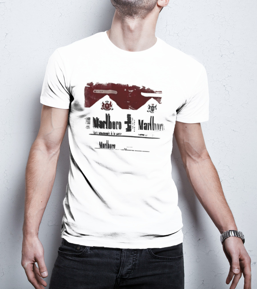 Marlboro Filter French Smoking Warning T-Shirt