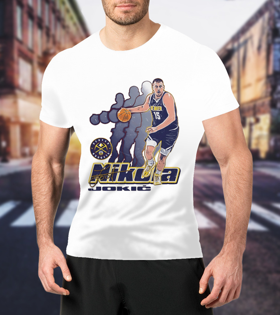 Denver Nuggets Nikola Jokic Basketball Player 15 T-Shirt