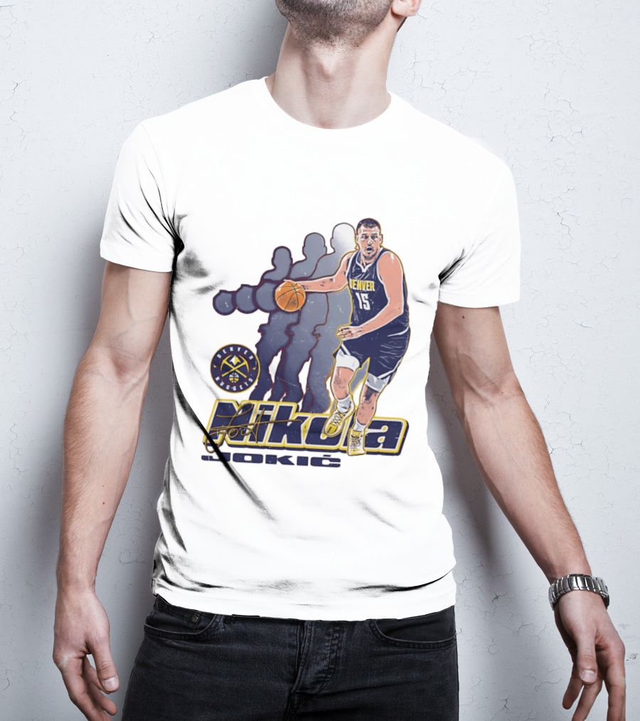 Denver Nuggets Nikola Jokic Basketball Player 15 T-Shirt