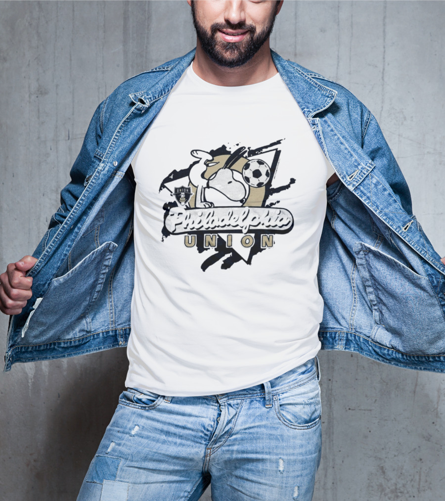 Snoopy Philadelphia Union Soccer Collaboration T-Shirt