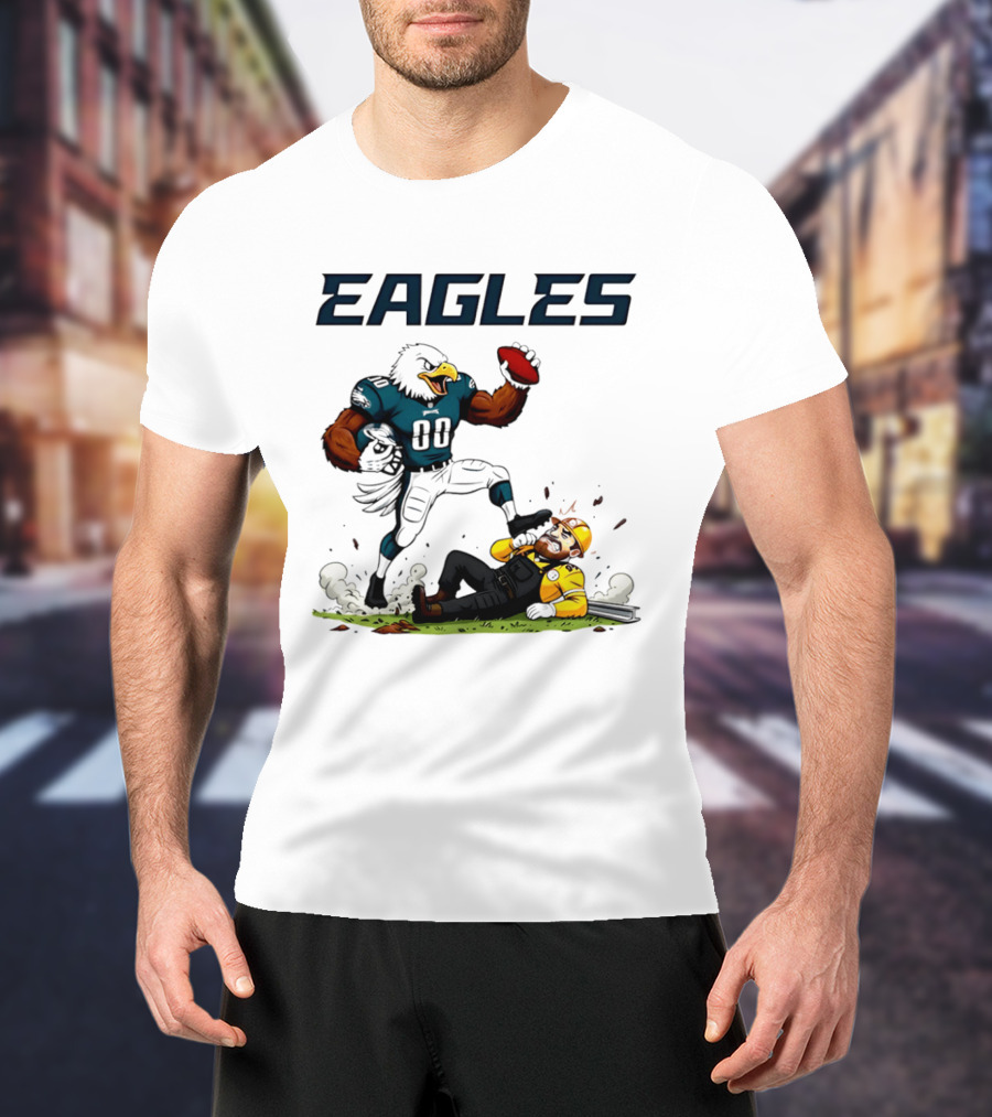 Philadelphia Eagles Vs Pittsburgh Steelers Rivalry Beat Steelers T-Shirt
