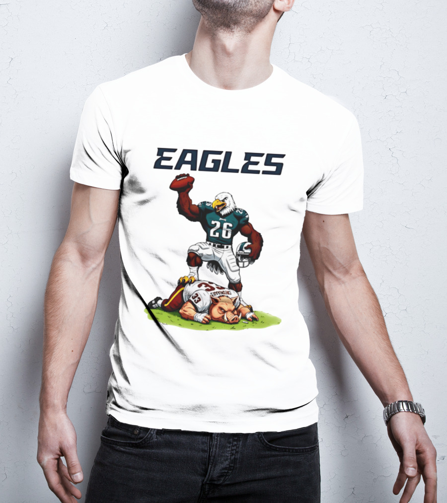 Eagles Vs Commanders Rivalries NFL Showdown Football Battle T-Shirt