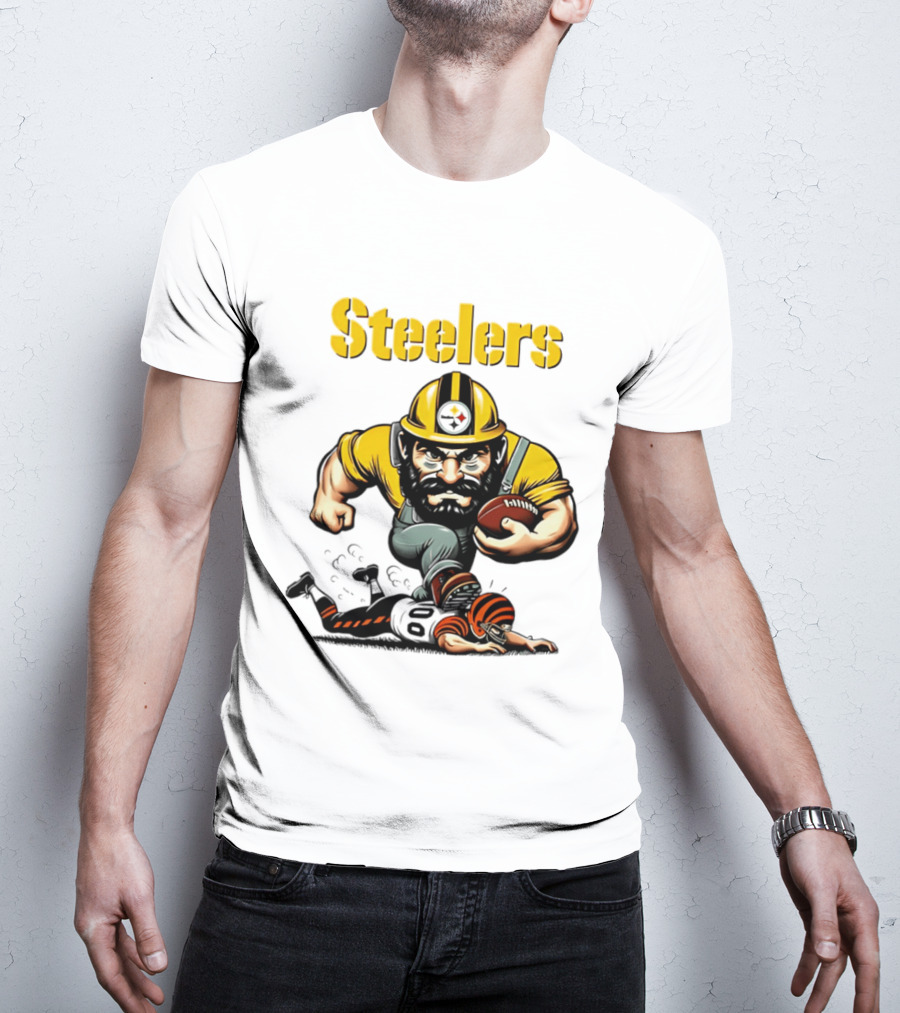 Steelers Dominate Bengals Rivalry Tough Football Showdown T-Shirt