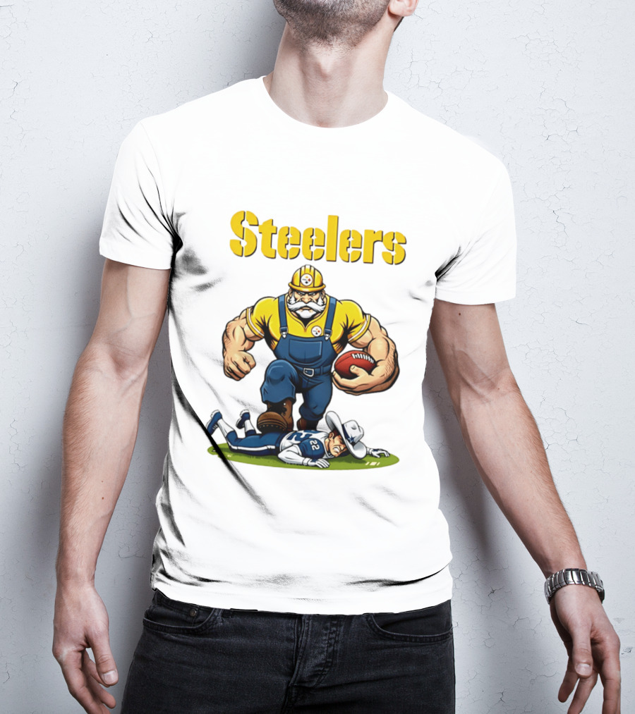 Pittsburgh Steelers Vs Dallas Cowboys Rivalries Football Cartoon T-Shirt