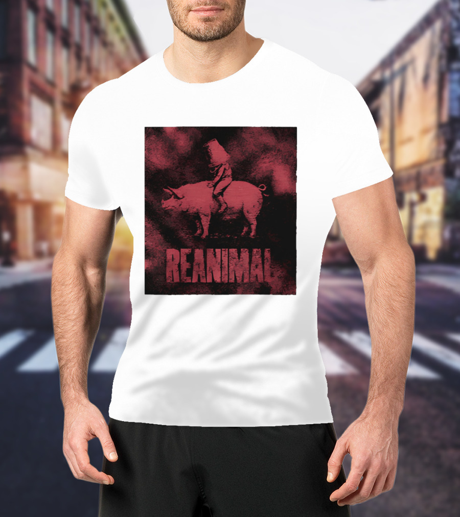 Reanimal Bucket Pig Rider Red T-Shirt