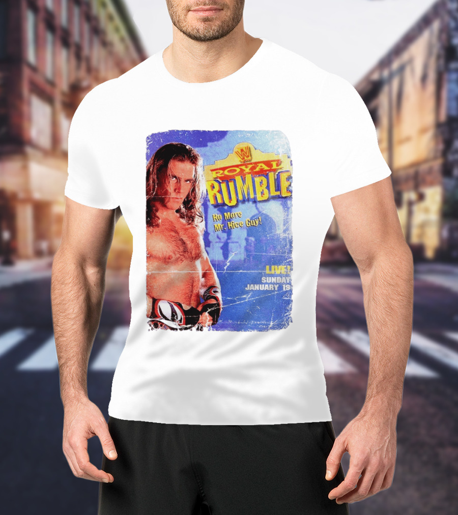 WWF Royal Rumble 1996 No More Mr. Nice Guy Live Sunday January 19 T-Shirt