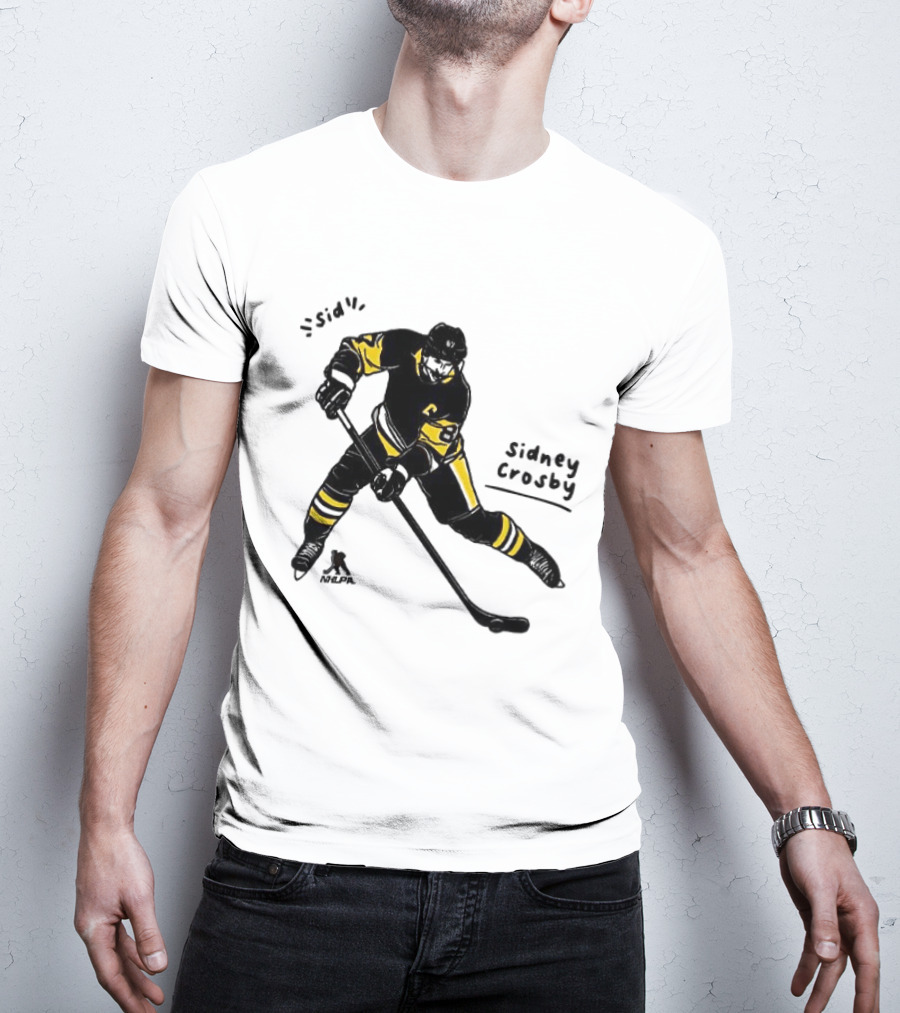 Sidney Crosby Pittsburgh Penguins Hockey Sid Cartoon Player T-Shirt
