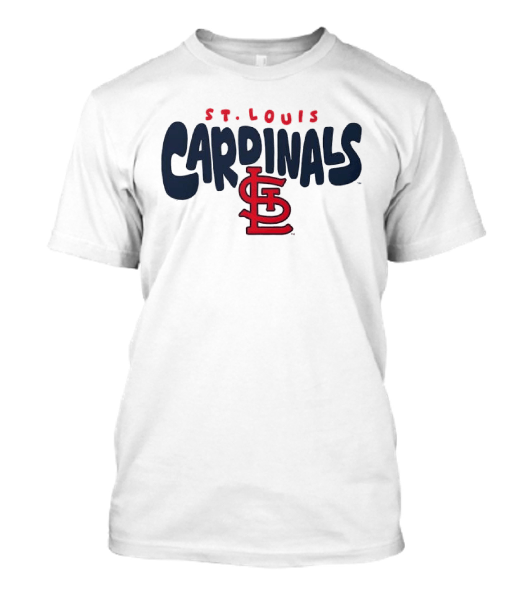 St Louis Cardinals Bubble Crew Neck STL T-Shirt
