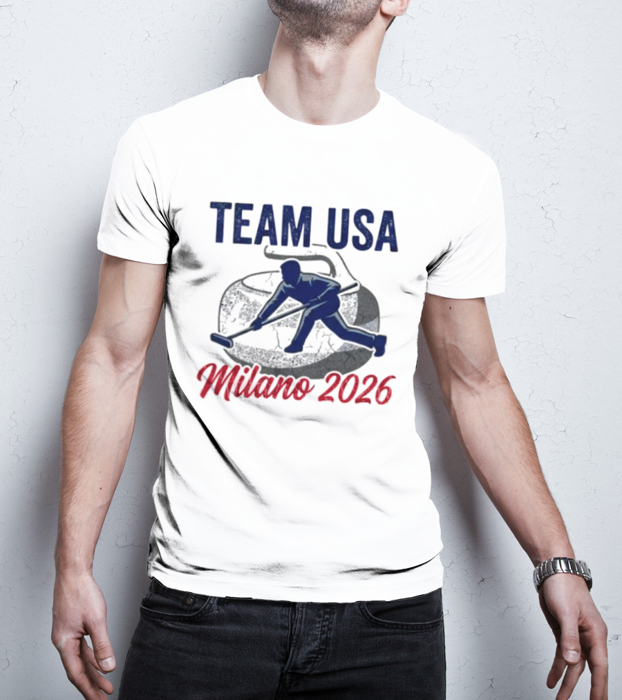 Team USA Curling Milano 2026 Olympics T-Shirt