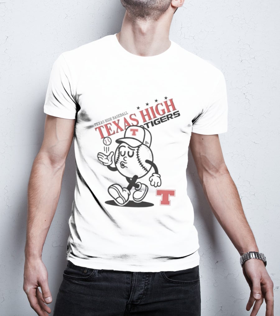 Texas High Tigers Baseball T-Shirt