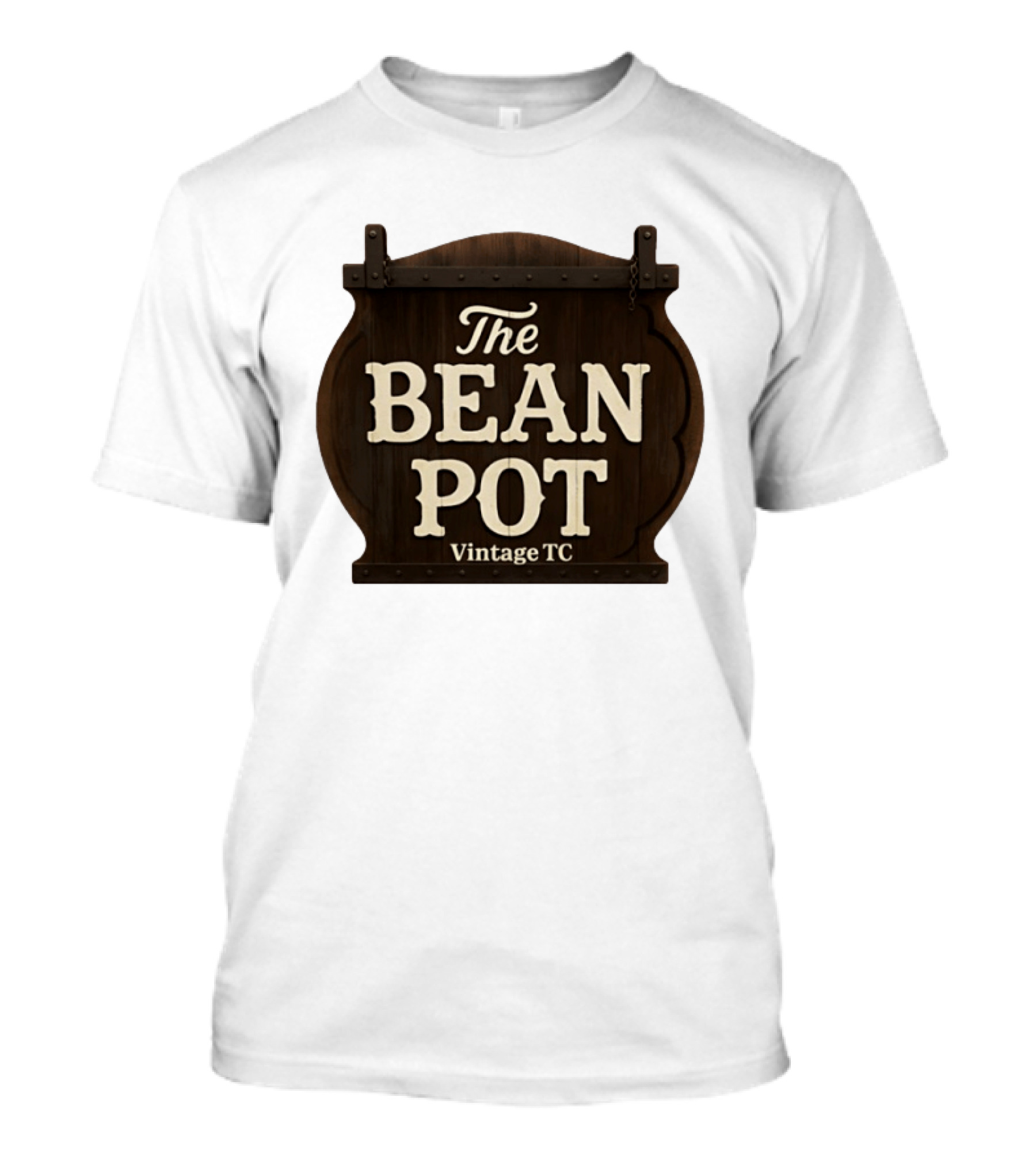 The Bean Pot Vintage TC Wood Sign T-Shirt