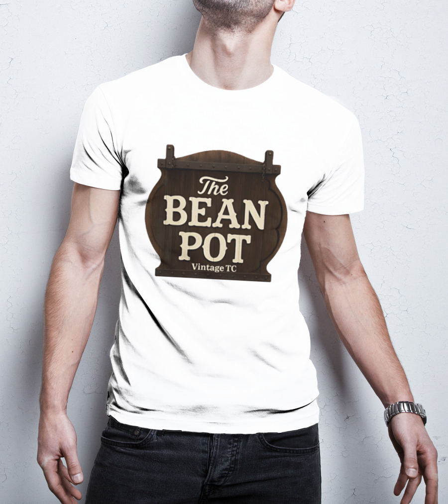 The Bean Pot Vintage TC Wood Sign T-Shirt