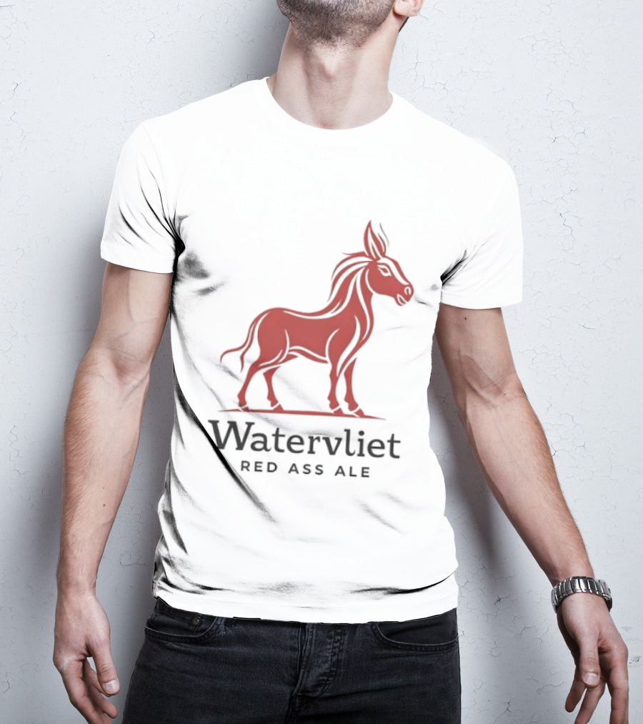 Watervliet Red Ass Ale Donkey T-Shirt
