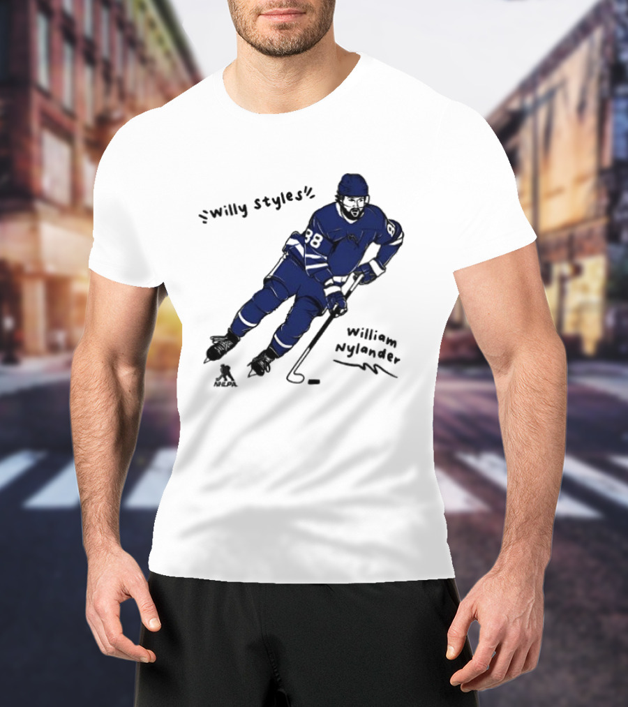 Toronto Maple Leafs Hockey Willy Styles William Nylander T-Shirt