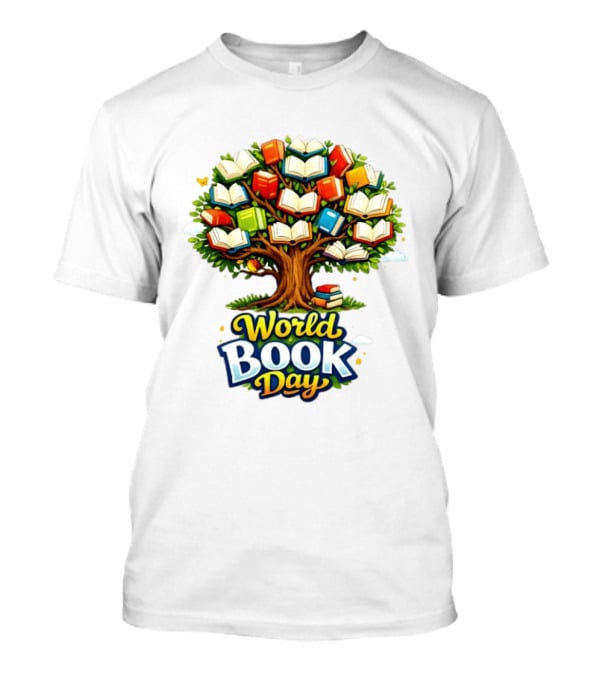 World Book Day Tree Of Knowledge With Books T-Shirt