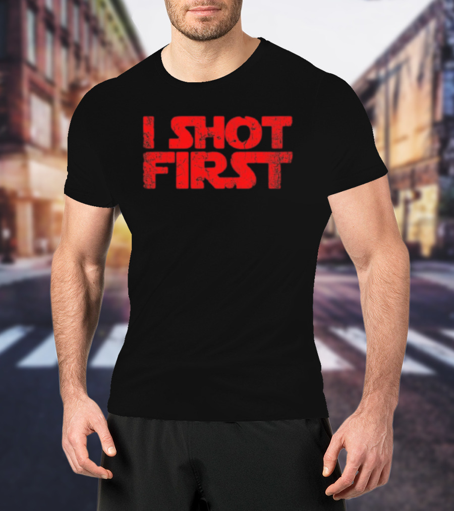 I Shot First Star Wars Iconic Red T-Shirt