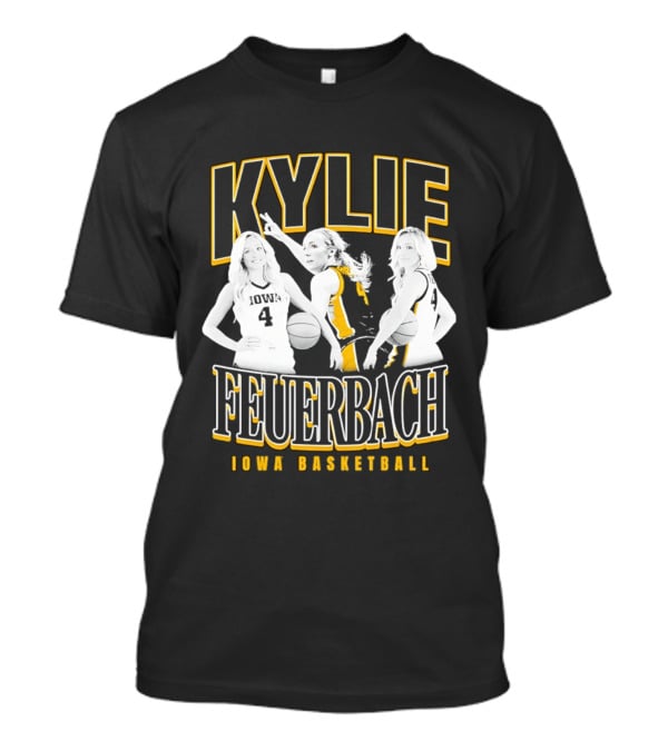 Kylie Feuerbach Iowa Basketball Hawkeyes 4 90s T-Shirt