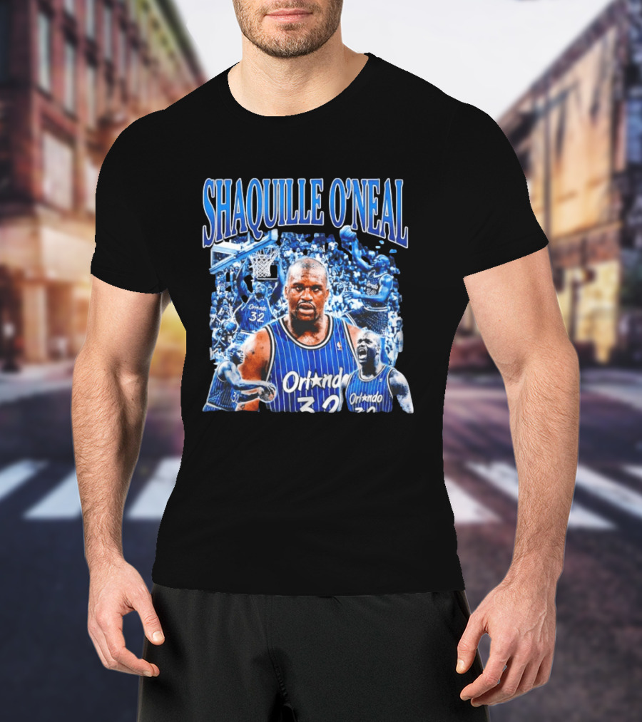 Shaquille O'Neal Orlando Magic 32 Basketball Legend T-Shirt
