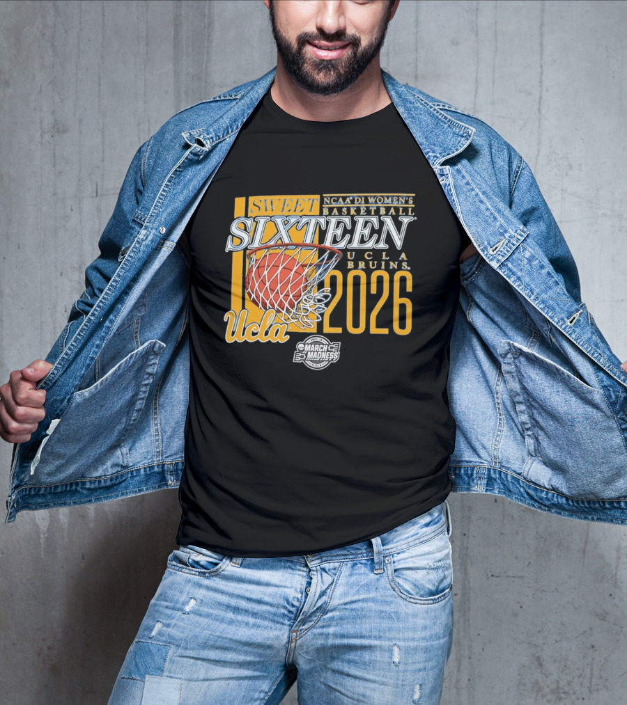 UCLA Bruins NCAA Women's Basketball Sweet Sixteen 2026 T-Shirt