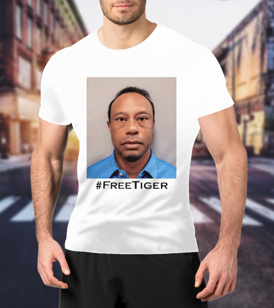 #FreeTiger Woods Golf Shot T-Shirt