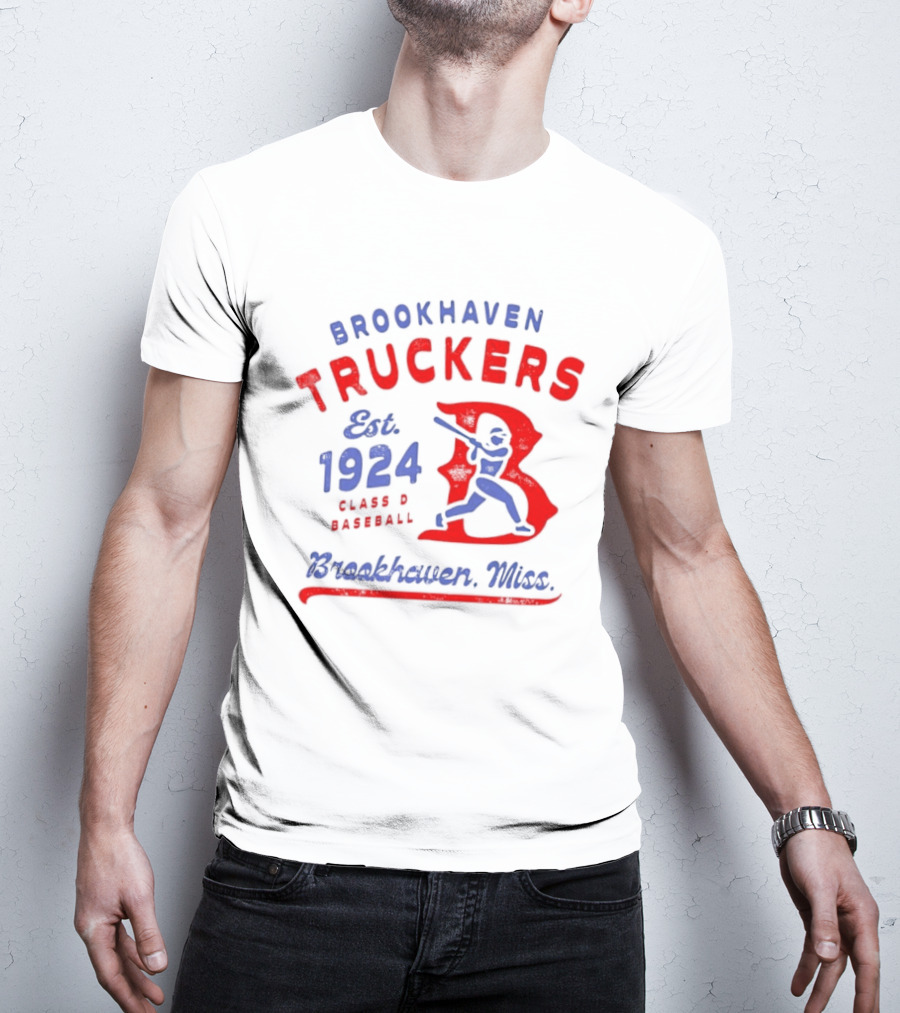 Brookhaven Truckers Est 1924 Class D Baseball Brookhaven Miss T-Shirt