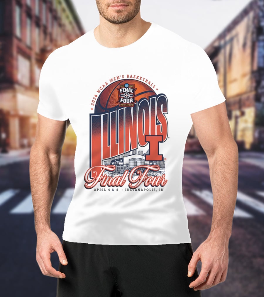 2019 NCAA Men's Basketball Illinois Indianapolis Final Four April 4 6 T-Shirt